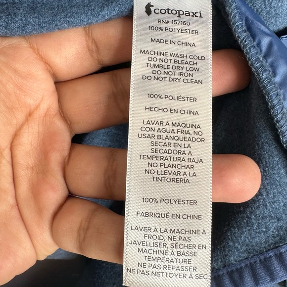 Cotopaxi Men’s Teca Fleece Full-Zip Jacket Size Small - Picture 7 of 12